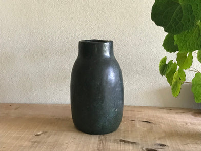 Copper flower vase