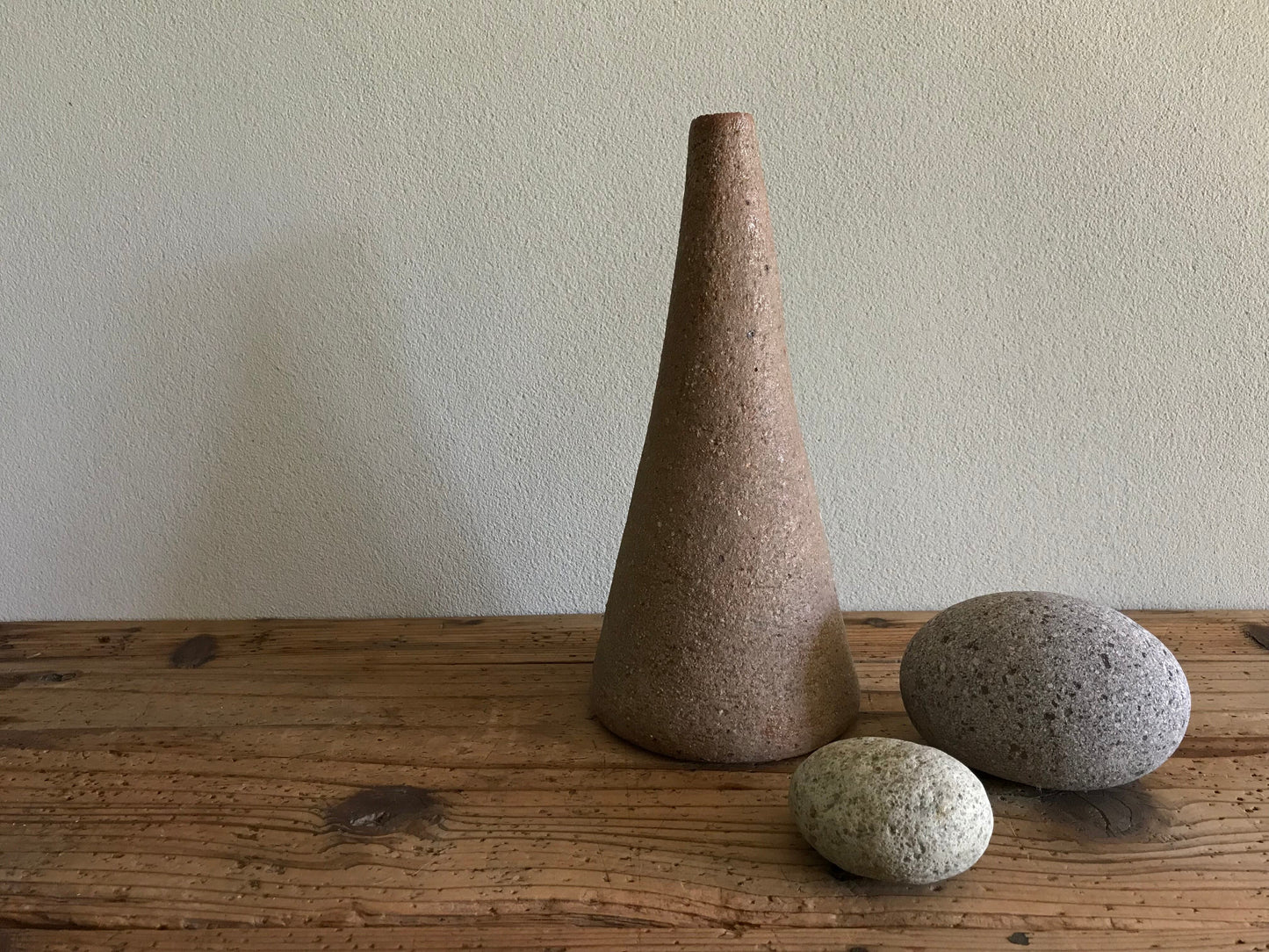 Triangular flower vase