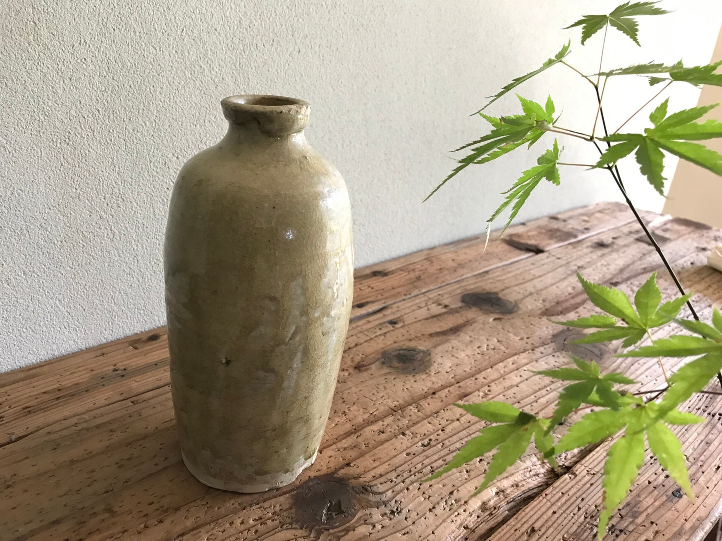 Flower vase Seto ware