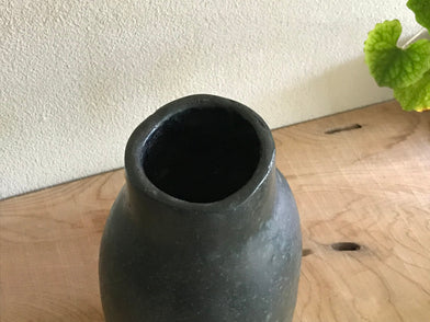 Copper flower vase