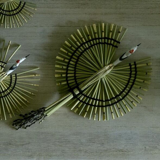 藁細工　鶴（大）