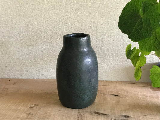 Copper flower vase