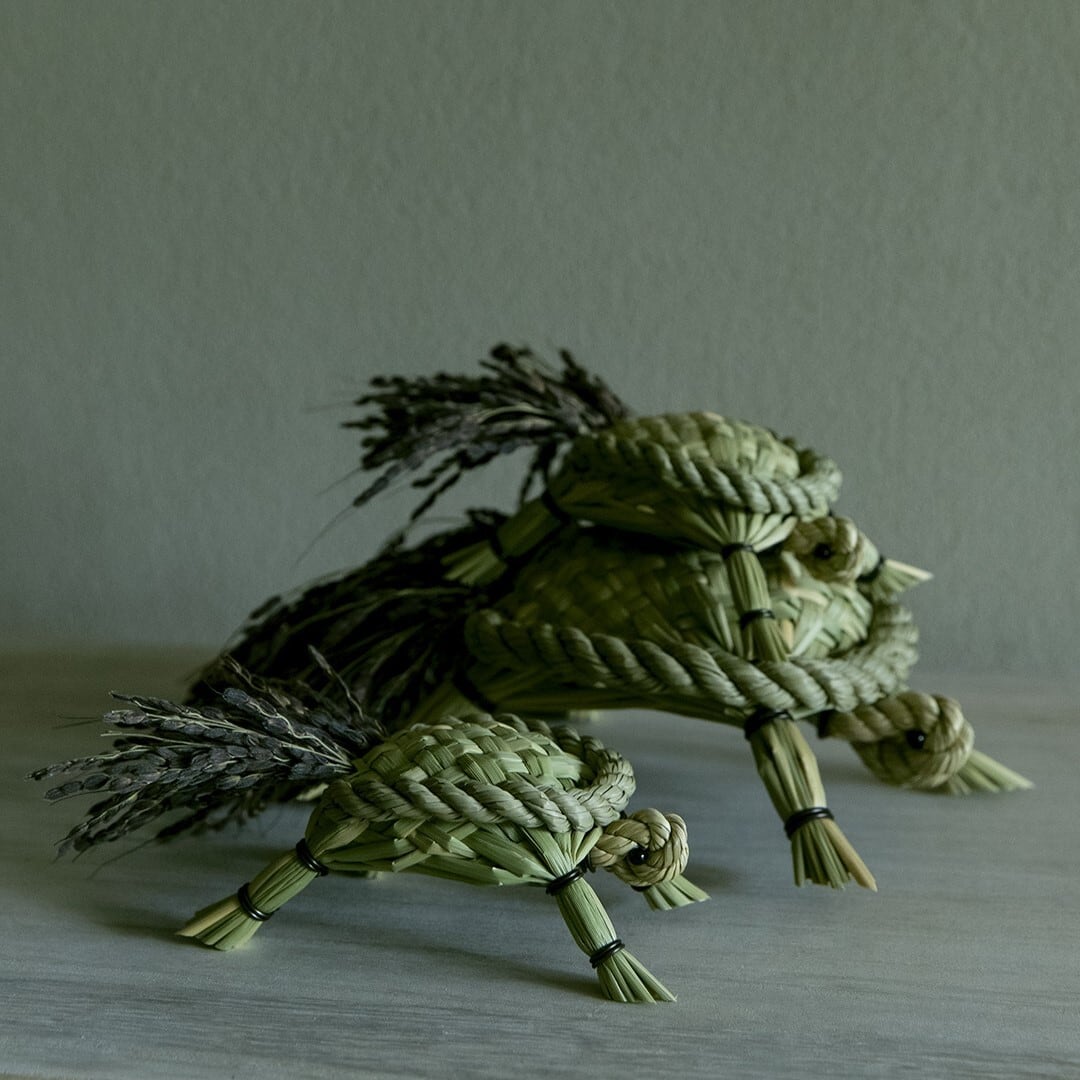 藁細工　亀（大）